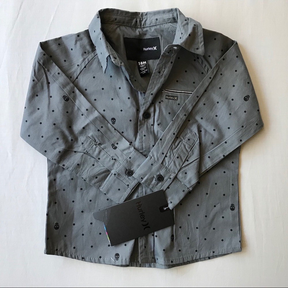 Kids Hurley Button Up